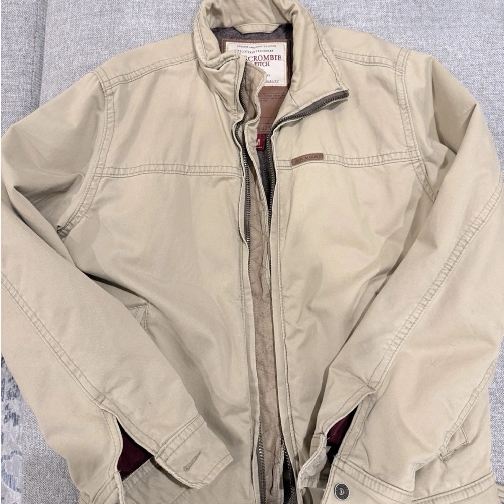 Abercrombie & Fitch Men's Beige Jacket - Picture 6 of 8